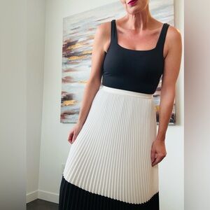 ARITZIA Babaton Jude Pleated Midi Skirt